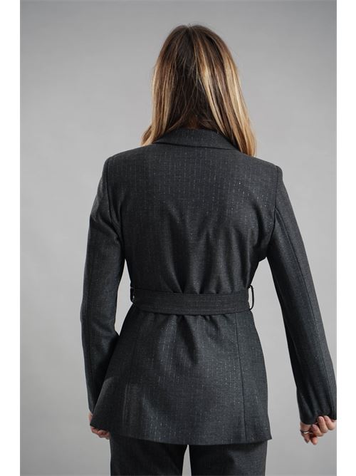 Giacca gessata federica erre | MYA 702GRIGIO